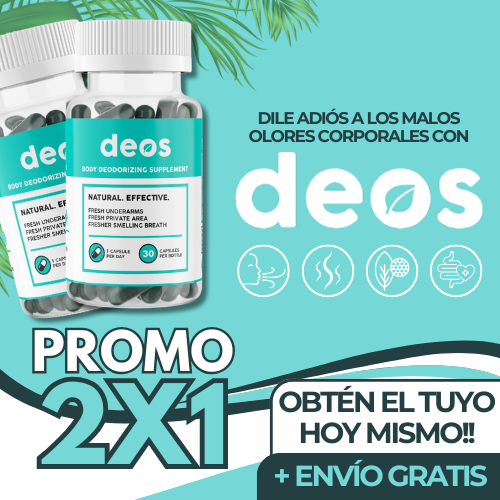 2x1 Desodorante Corporal DEOS™