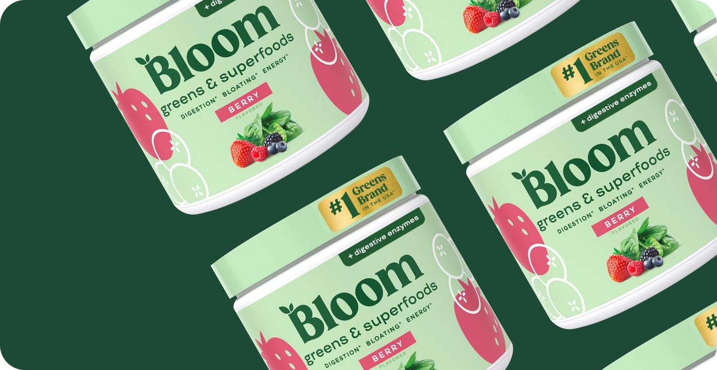 BLOOM™ Super Greens 🌸 – Tarro Grande XL 🌿🍓🫐