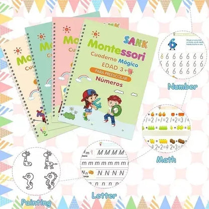 🧠 KIT DE LIBROS MONTESSORI MÁGICOS™ – DESPIERTA EL GENIO QUE TU HIJO YA TIENE ✨