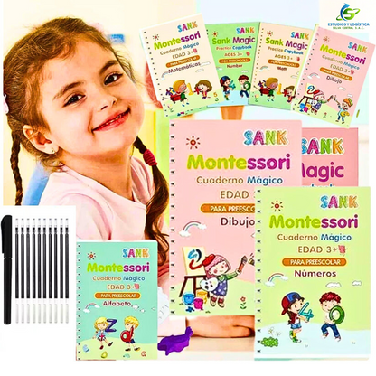 🧠 KIT DE LIBROS MONTESSORI MÁGICOS™ – DESPIERTA EL GENIO QUE TU HIJO YA TIENE ✨